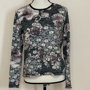 ♡ y2k grunge thermal top ♡